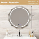 Defogging LED Bathroom Mirror with Stepless 3 Colors Temperature by LJGDeals