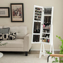 LED Jewelry Cabinet Armoire Organizer with Bevel Edge Mirror by DirectDeals