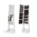 LED Jewelry Cabinet Armoire Organizer with Bevel Edge Mirror by DirectDeals