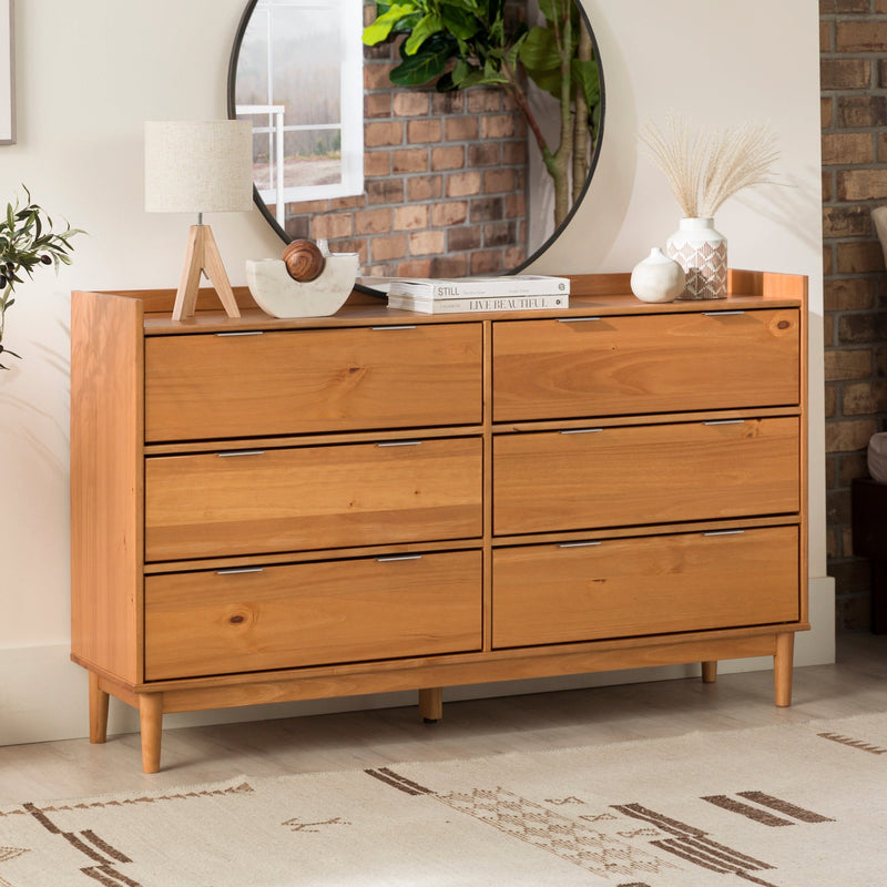 Lee Mid-Century Modern Wood Dresser