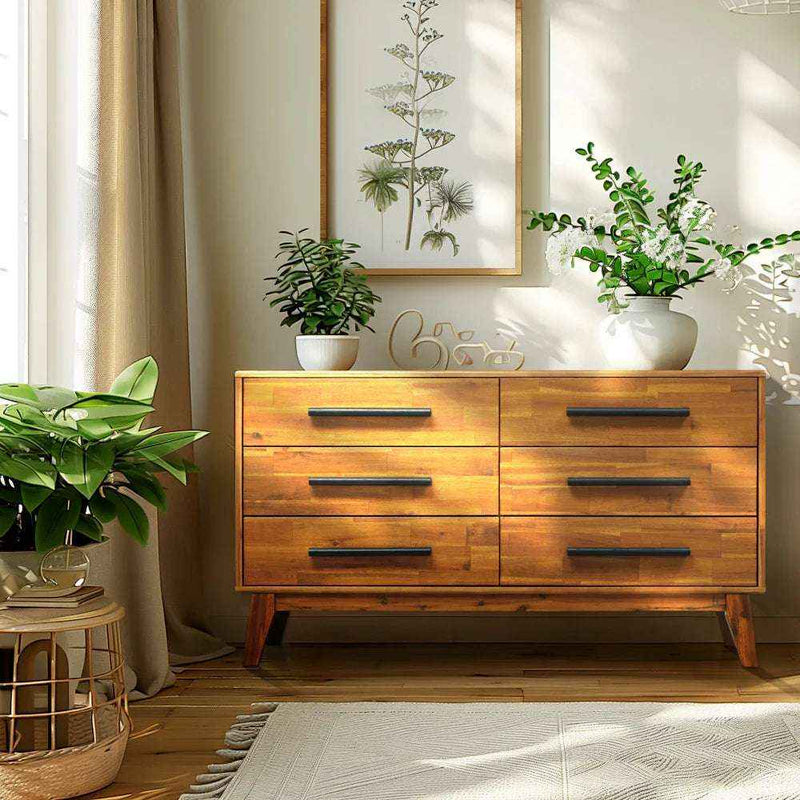 Acacia Legacy Solid Wood Dresser for Timeless Elegance and Durability