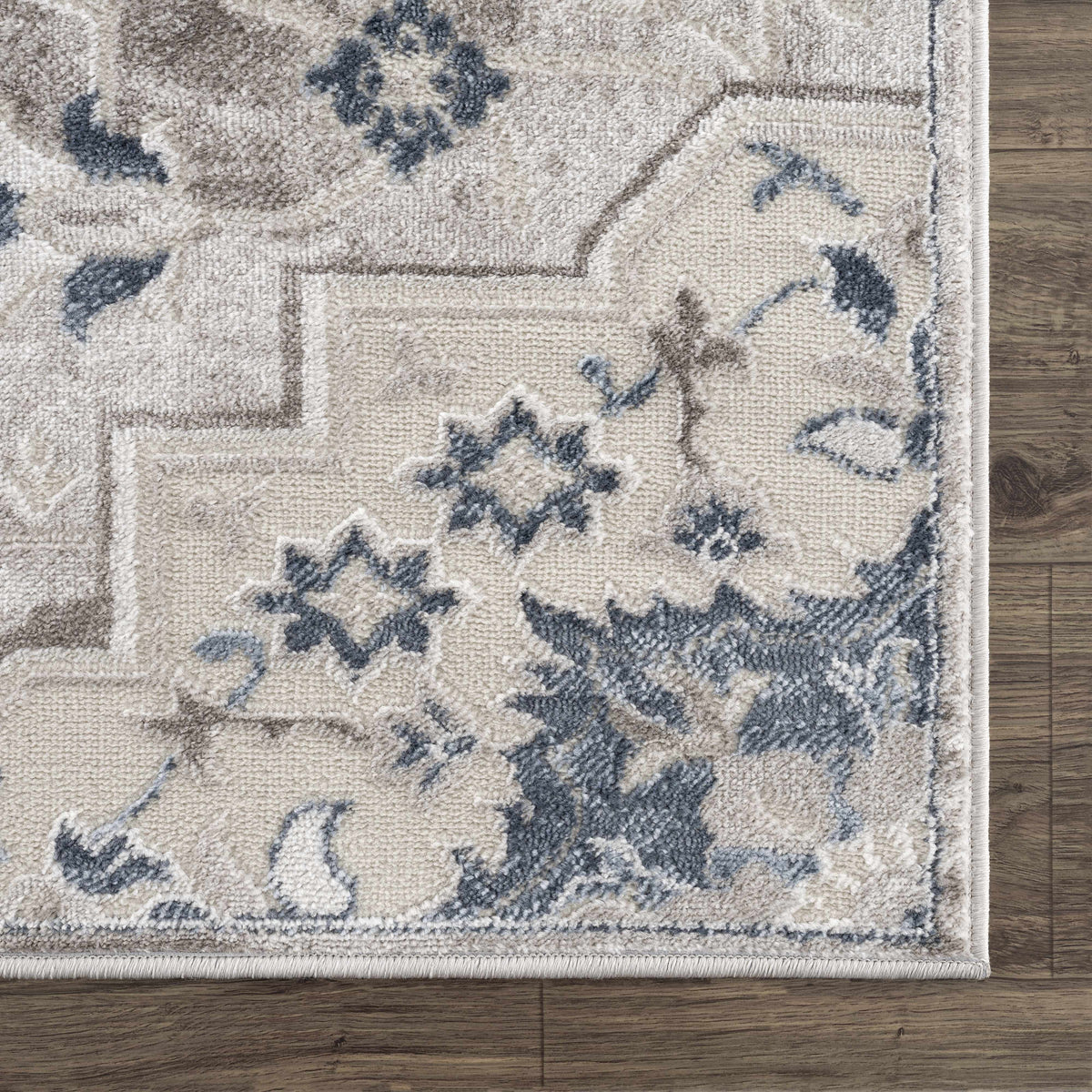 Calum Blue & Gray Area Rug, photo 8 of 16