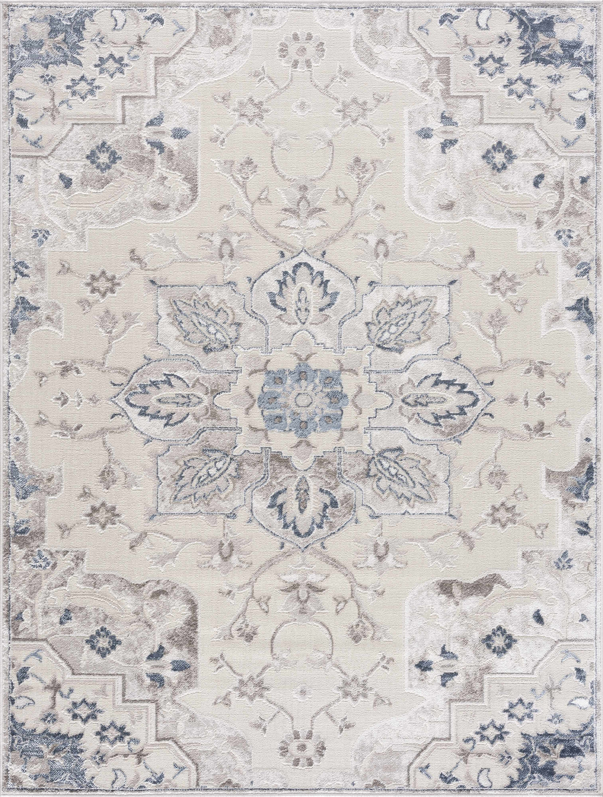 Calum Blue & Gray Area Rug, photo 2 of 16