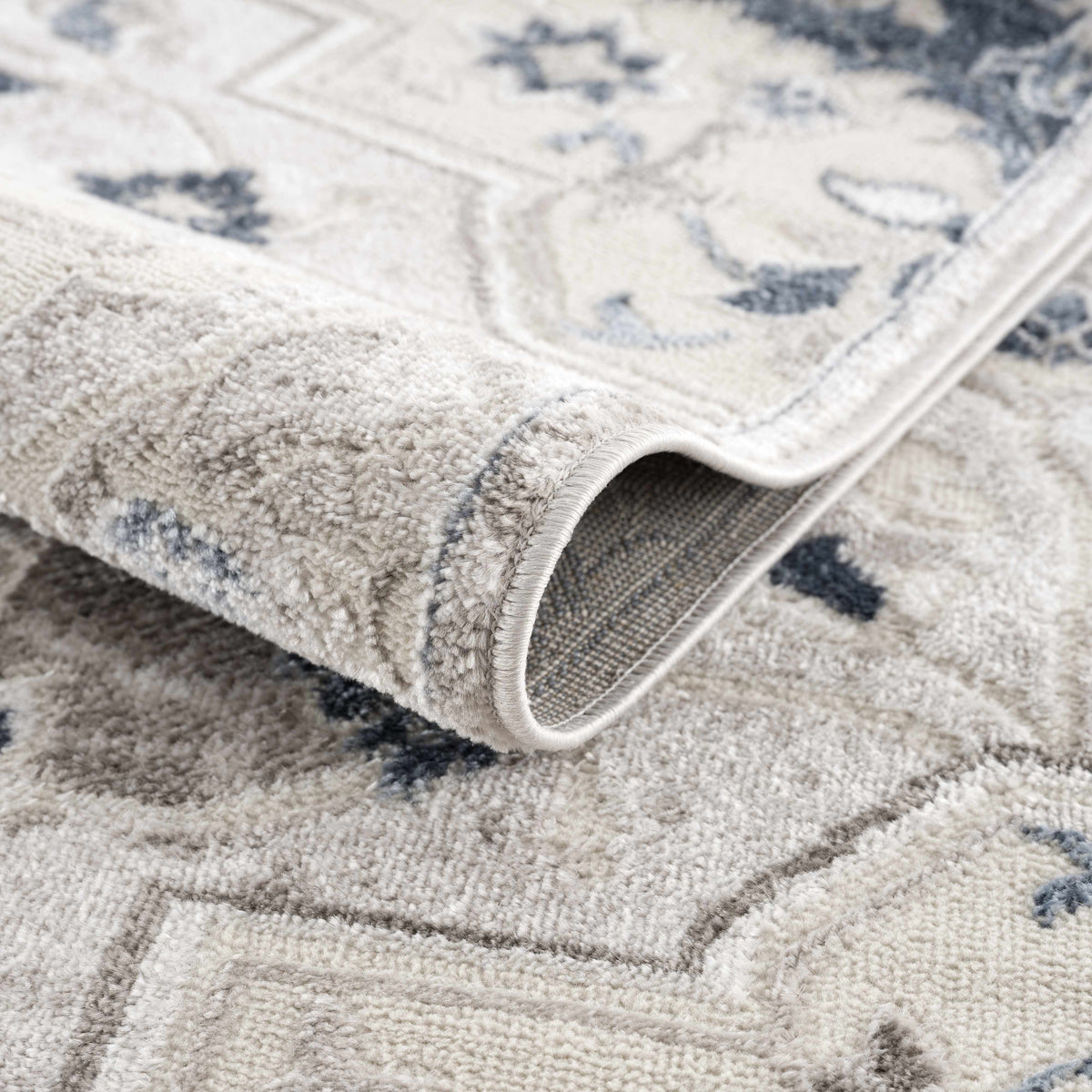 Calum Blue & Gray Area Rug, photo 4 of 16