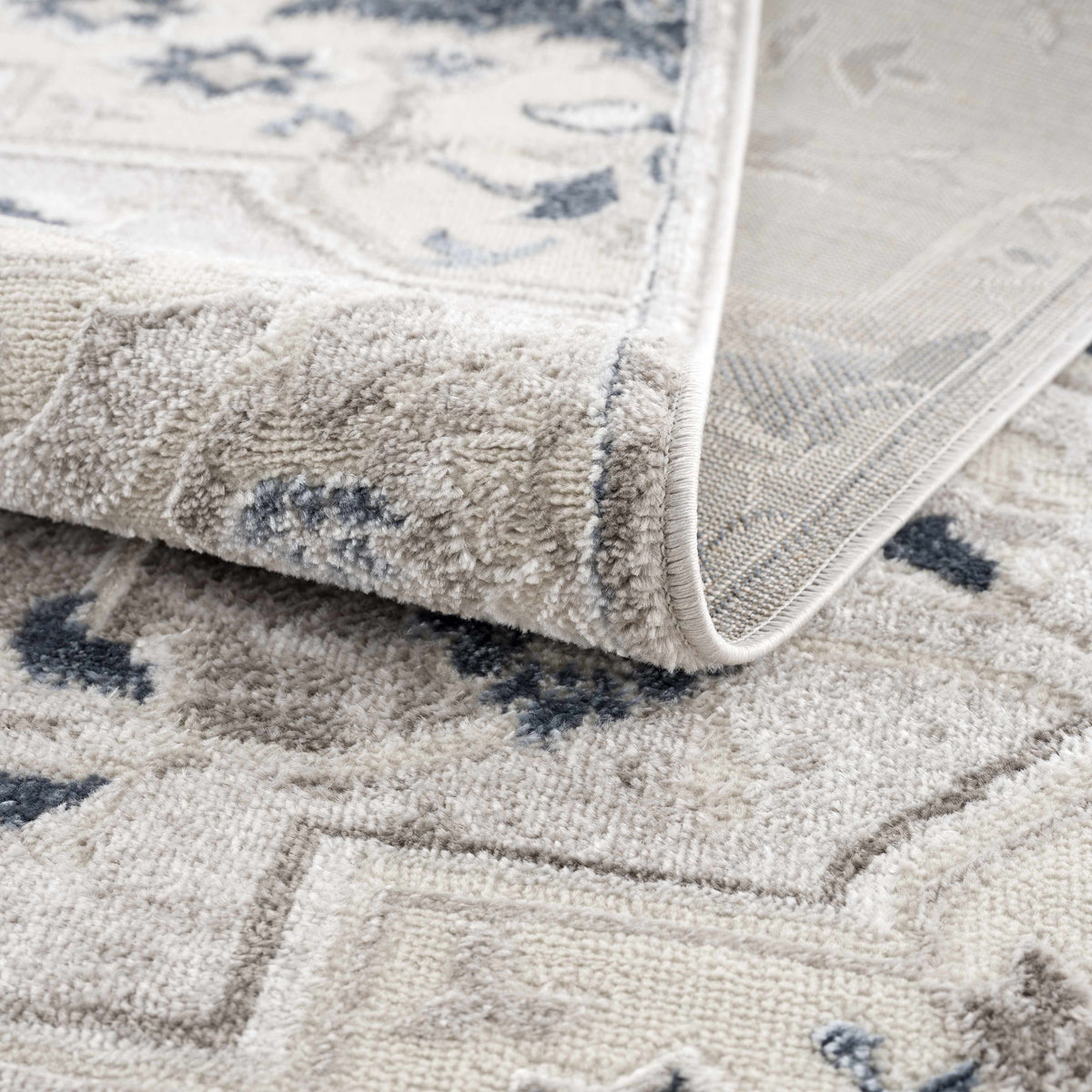 Calum Blue & Gray Area Rug, photo 5 of 16