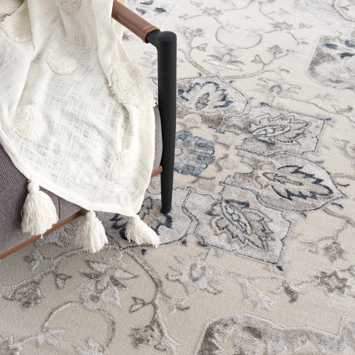 Calum Blue & Gray Area Rug, photo 13 of 16
