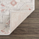 Calum Pink Floral Thick Area Rug - Clearance