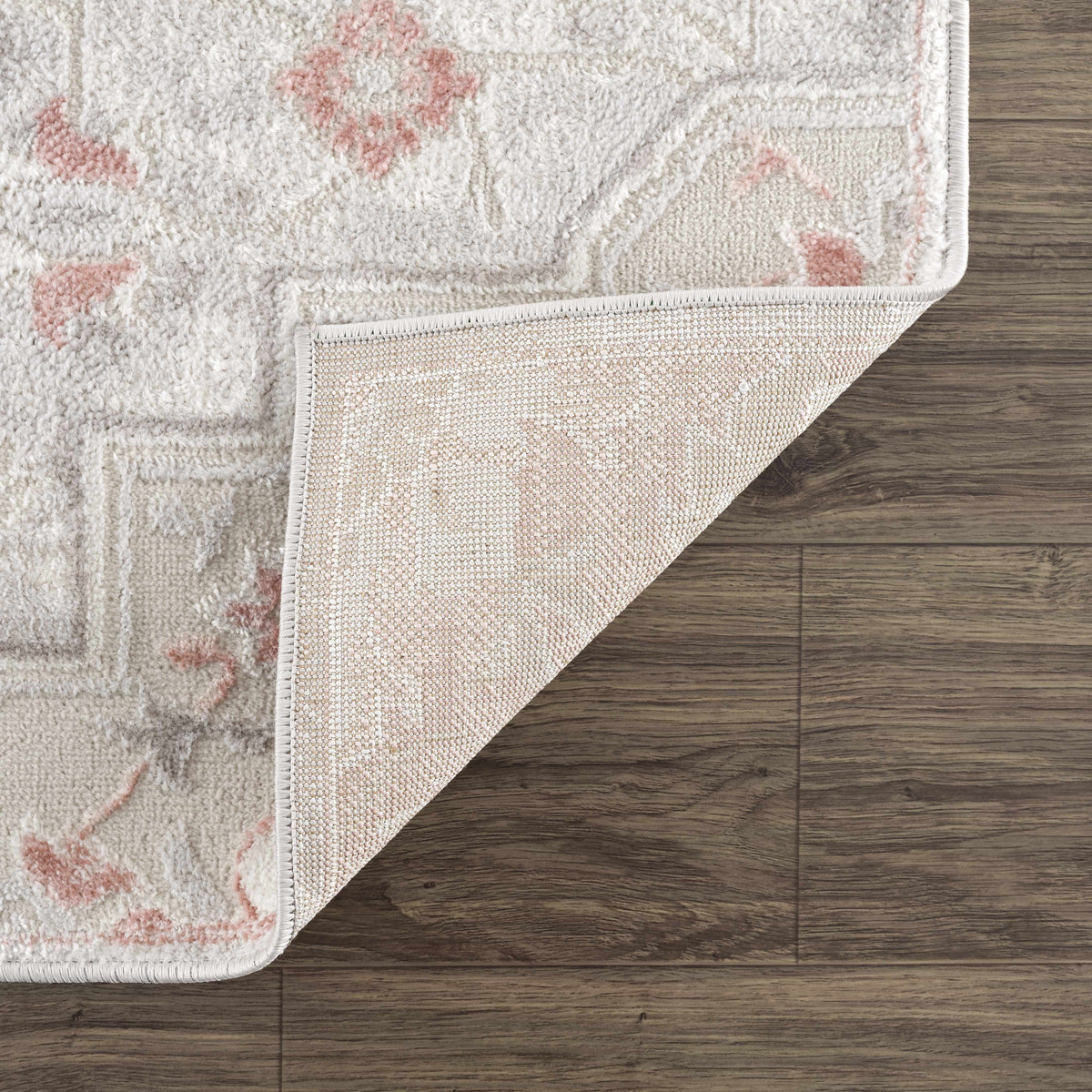 Calum Pink & Gray Area Rug, photo 3 of 16