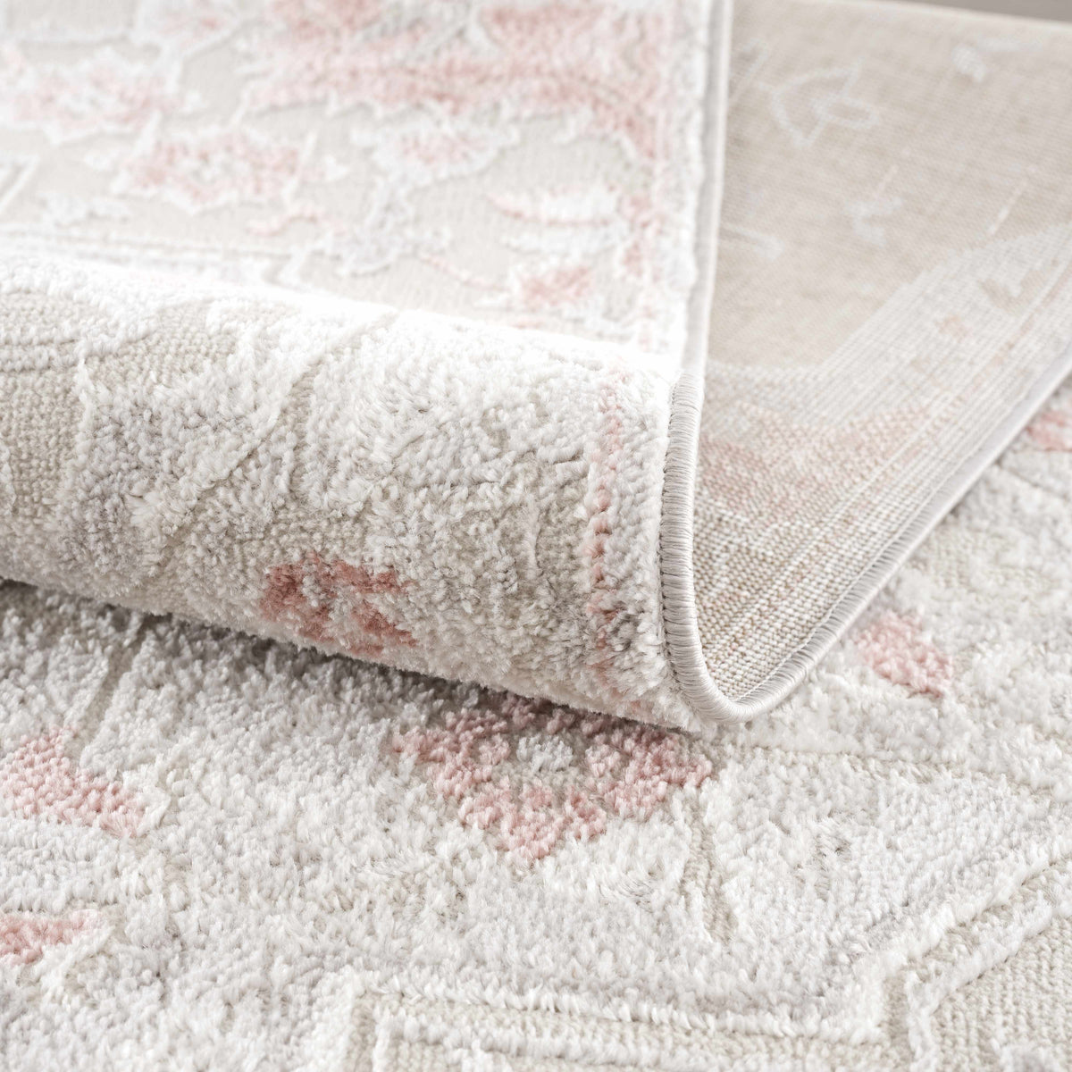 Calum Pink & Gray Area Rug, photo 7 of 16