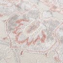 Calum Pink Floral Thick Area Rug - Clearance