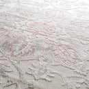 Calum Pink Floral Thick Area Rug - Clearance