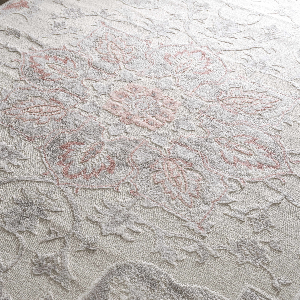 Calum Pink & Gray Area Rug, photo 6 of 16