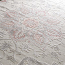 Calum Pink & Gray Area Rug