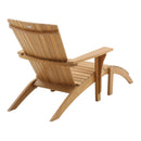 Strand Natural Teak Adirondack Lounge Chair - 63" by NORDICTEAK.COM
