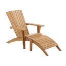 Strand Natural Teak Adirondack Lounge Chair - 63" by NORDICTEAK.COM