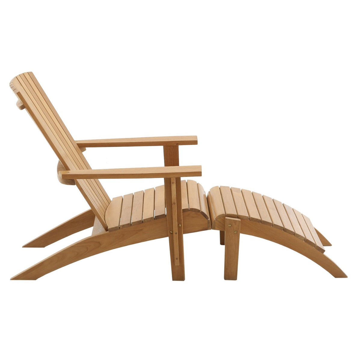 Strand Natural Teak Adirondack Lounge Chair - 63", photo 4 of 8