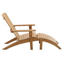 Strand Natural Teak Adirondack Lounge Chair - 63" by NORDICTEAK.COM