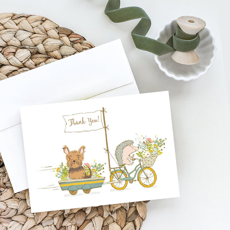 Yorkshire Terrier Greeting Cards and Envelopes Pack of 8