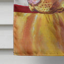 USA American Flag with Vizsla House Flag 28x40 Porch Sleeve Pole Decorative Outside Yard Banner Artwork Wall Hanging, Polyester