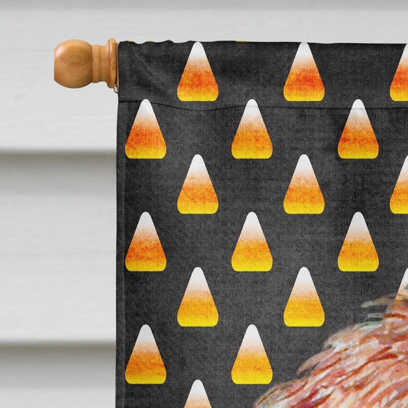 Petit Basset Griffon Vendeen Candy Corn Halloween  Flag Canvas House Size