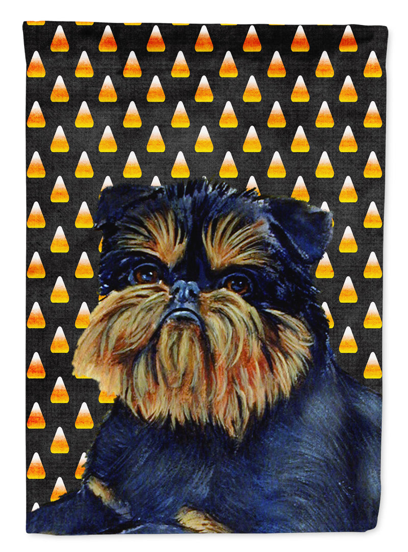 Brussels Griffon Candy Corn Halloween Portrait Flag Garden Size