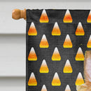 Silky Terrier Candy Corn Halloween Portrait House Flag 28x40 Porch Sleeve Pole Decorative Outside Yard Banner Artwork Wall Hanging, Polyester