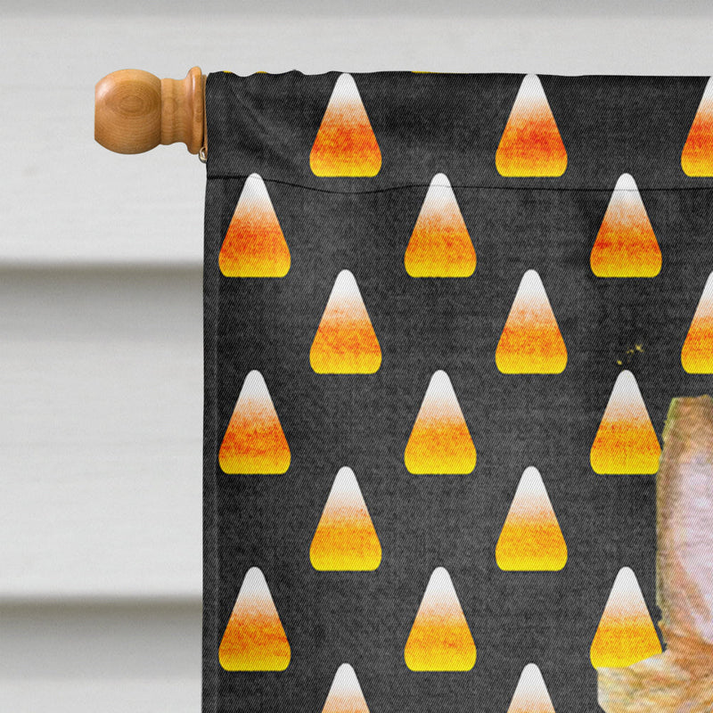 Silky Terrier Candy Corn Halloween Portrait Flag Canvas House Size