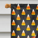 Basset Hound Candy Corn Halloween Portrait House Flag 28x40 Porch Sleeve Pole Decorative Outside Yard Banner Artwork Wall Hanging, Polyester