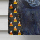 Schipperke Candy Corn Halloween Portrait House Flag 28x40 Porch Sleeve Pole Decorative Outside Yard Banner Artwork Wall Hanging, Polyester