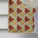 Westie Fall Leaves Portrait House Flag 28x40 Porch Sleeve Pole Decorative Outside Yard Banner Artwork Wall Hanging, Polyester