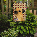 Border Terrier Fall Leaves Portrait Garden Flag – Decorative Outdoor Yard Flag