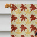 Bloodhound Fall Leaves Portrait House Flag 28x40 Porch Sleeve Pole Decorative Outside Yard Banner Artwork Wall Hanging, Polyester