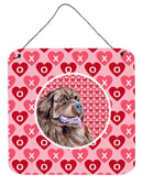 Newfoundland Valentine's Love and Hearts Wall or Door Hanging Prints
