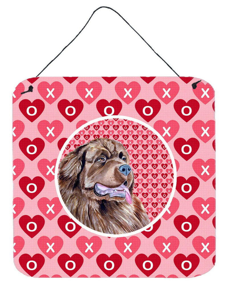 Newfoundland Valentine's Love and Hearts Wall or Door Hanging Prints