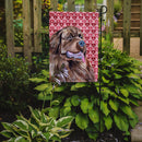 Newfoundland Hearts Love and Valentine's Day Portrait Garden Flag – Decorative Outdoor Yard Flag
