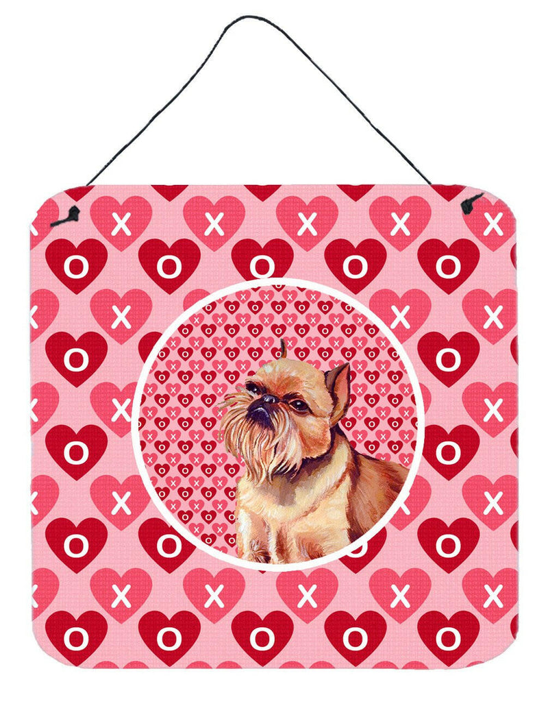 Brussels Griffon Valentine's Love and Hearts Wall or Door Hanging Prints