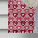 Westie Hearts Love and Valentine's Day Portrait Flag Canvas House Size