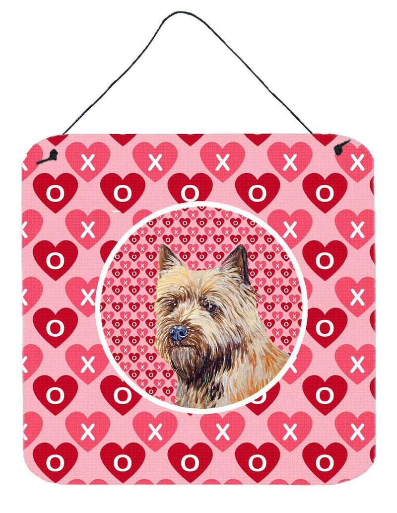 Cairn Terrier Valentine's Love and Hearts Wall or Door Hanging Prints