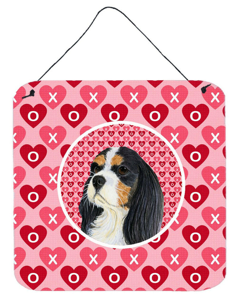 Cavalier Spaniel Valentine's Love and Hearts Wall or Door Hanging Prints