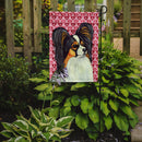 Papillon Hearts Love and Valentine's Day Portrait Garden Flag – Decorative Outdoor Yard Flag