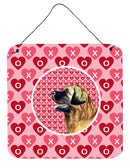 Leonberger Valentine's Love and Hearts Wall or Door Hanging Prints