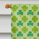 Brussels Griffon St. Patrick's Day Shamrock Portrait House Flag 28x40 Porch Sleeve Pole Decorative Outside Yard Banner Artwork Wall Hanging, Polyester