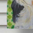 Cavalier Spaniel St. Patrick's Day Shamrock Portrait House Flag 28x40 Porch Sleeve Pole Decorative Outside Yard Banner Artwork Wall Hanging, Polyester
