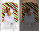 Australian Shepherd Candy Cane Holiday Christmas Ceramic Night Light Compact, UL-Certified, Ideal for Bedroom, Bathroom, Nursery, Hallway, Kitchen, 6x4x3, Multicolor