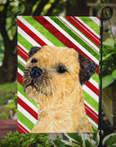 Border Terrier Candy Cane Holiday Christmas  Garden Flag – Decorative Outdoor Yard Flag