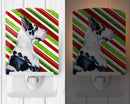 Great Dane Candy Cane Holiday Christmas Ceramic Night Light Compact, UL-Certified, Ideal for Bedroom, Bathroom, Nursery, Hallway, Kitchen, 6x4x3, Multicolor
