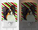 Papillon Candy Cane Holiday Christmas Ceramic Night Light Compact, UL-Certified, Ideal for Bedroom, Bathroom, Nursery, Hallway, Kitchen, 6x4x3, Multicolor
