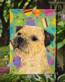 Border Terrier Easter Eggtravaganza Garden Flag - Outdoor Decorative Yard Flag
