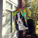 Basset Hound Easter Eggtravaganza House Flag 28x40 Porch Sleeve Pole Decorative Outside Yard Banner Artwork Wall Hanging, Polyester