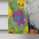 Bernese Mountain Dog Easter Eggtravaganza House Flag 28x40 Porch Sleeve Pole Decorative Outside Yard Banner Artwork Wall Hanging, Polyester